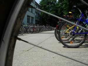 bicicleta bici parking